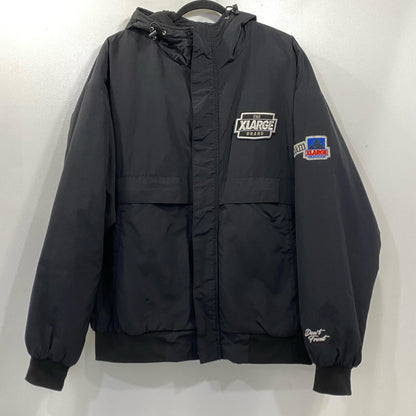 X-LARGE | エクストララージ Nylon Puffer JKT 中綿ジャケット 101213021005 ブラック サイズ：L【姫路東店】
