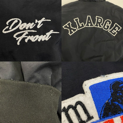 X-LARGE | エクストララージ Nylon Puffer JKT 中綿ジャケット 101213021005 ブラック サイズ：L【姫路東店】