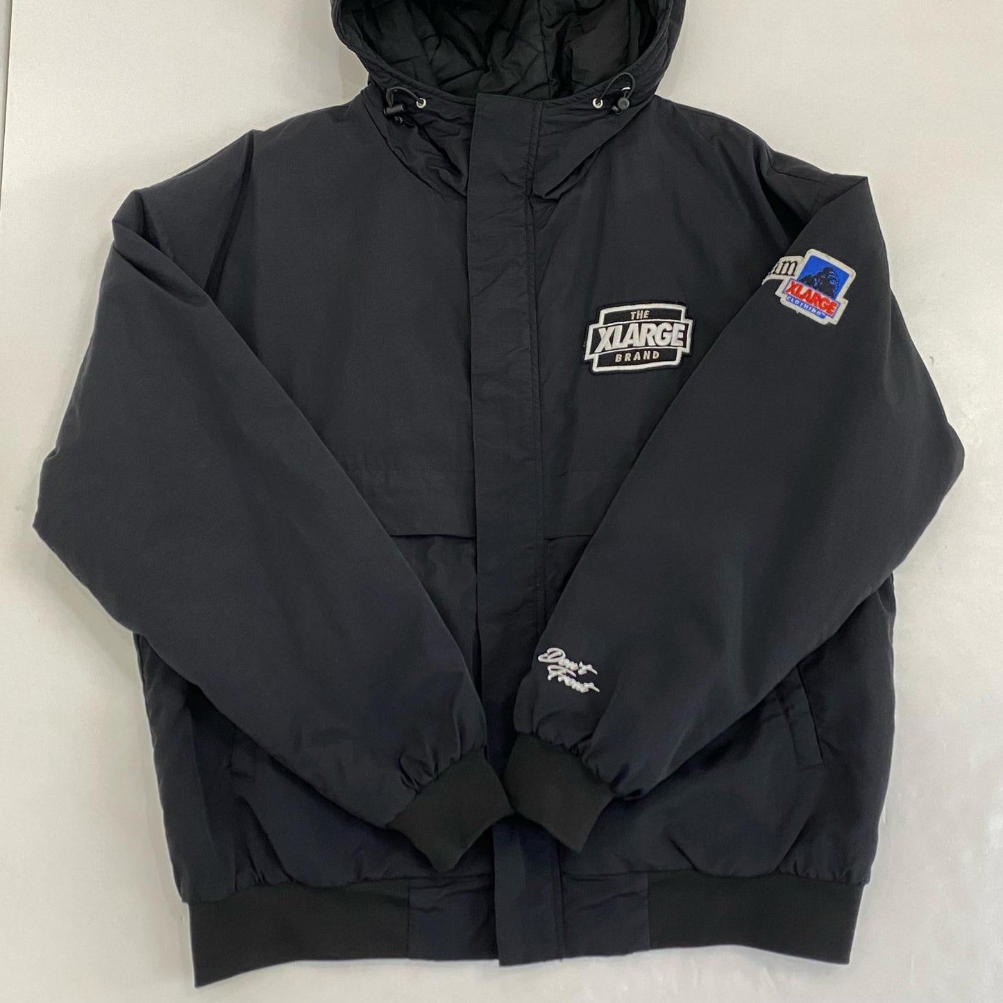 X-LARGE | エクストララージ Nylon Puffer JKT 中綿ジャケット 101213021005 ブラック サイズ：L【姫路東店】