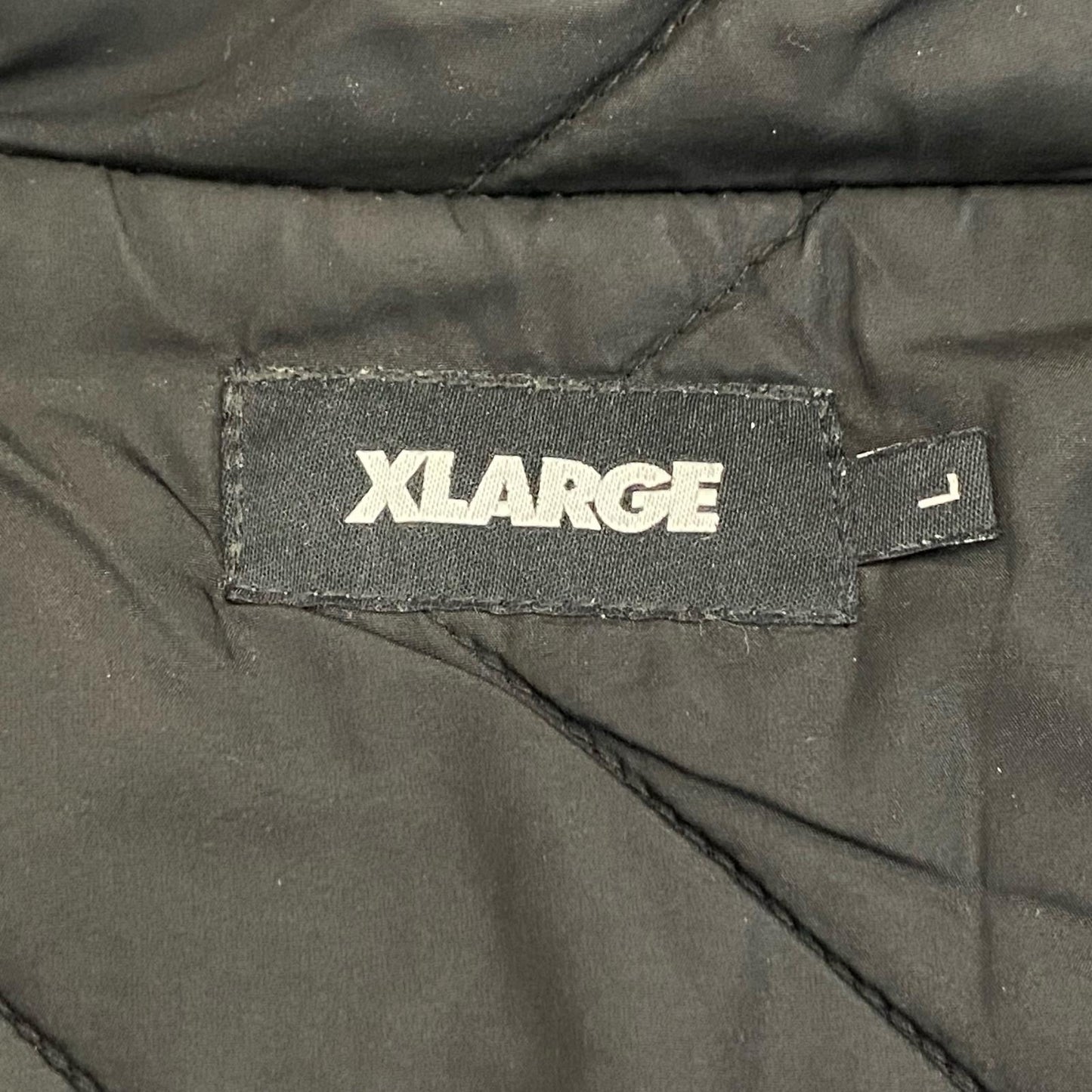 X-LARGE | エクストララージ Nylon Puffer JKT 中綿ジャケット 101213021005 ブラック サイズ：L【姫路東店】