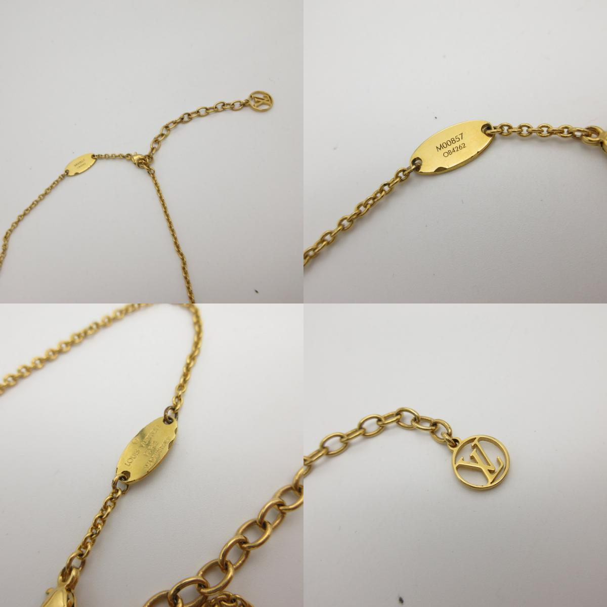 LOUIS VUITTON | ルイ・ヴィトン エセンシャルV ネックレス M00857 ゴールド【姫路東店】