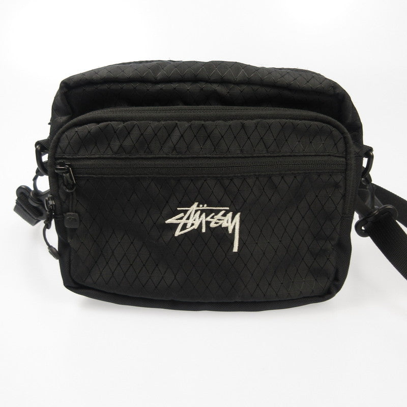 STUSSY | ステューシー DIAMOND RIPSTOP SHOULDER ショルダーバッグ 134208 ブラック【姫路東店】