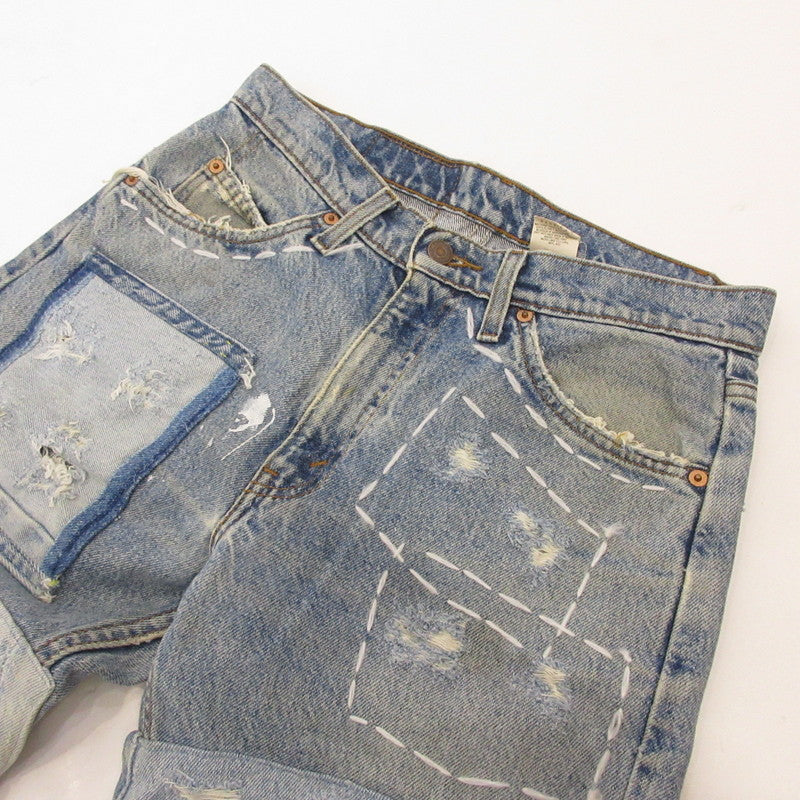 Levi's | リーバイス 505 デニムパンツ リメイク品 90s ライトブルー サイズ：30【姫路東店】