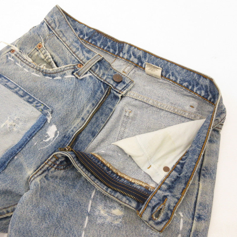 Levi's | リーバイス 505 デニムパンツ リメイク品 90s ライトブルー サイズ：30【姫路東店】