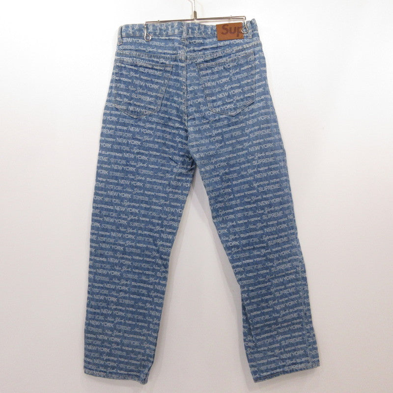 Supreme | シュプリーム Multi Type Jacquard Regular Jean デニムパンツ ライトブルー サイズ：30【姫路東店】