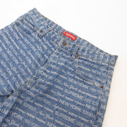 Supreme | シュプリーム Multi Type Jacquard Regular Jean デニムパンツ ライトブルー サイズ：30【姫路東店】