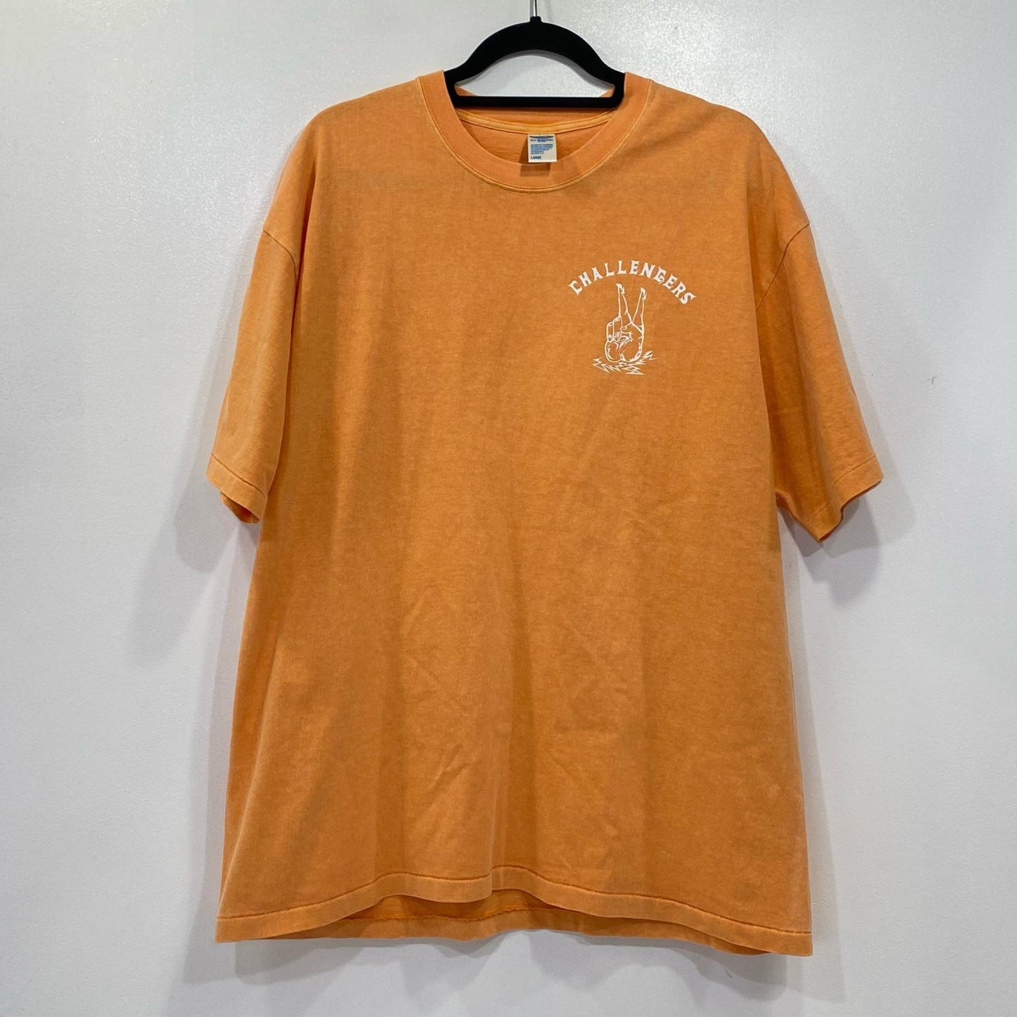 CHALLENGER | チャレンジャー PIGMENT PEACE TEE 半袖Ｔシャツ 2025S/S オレンジ サイズ：L【姫路東店】