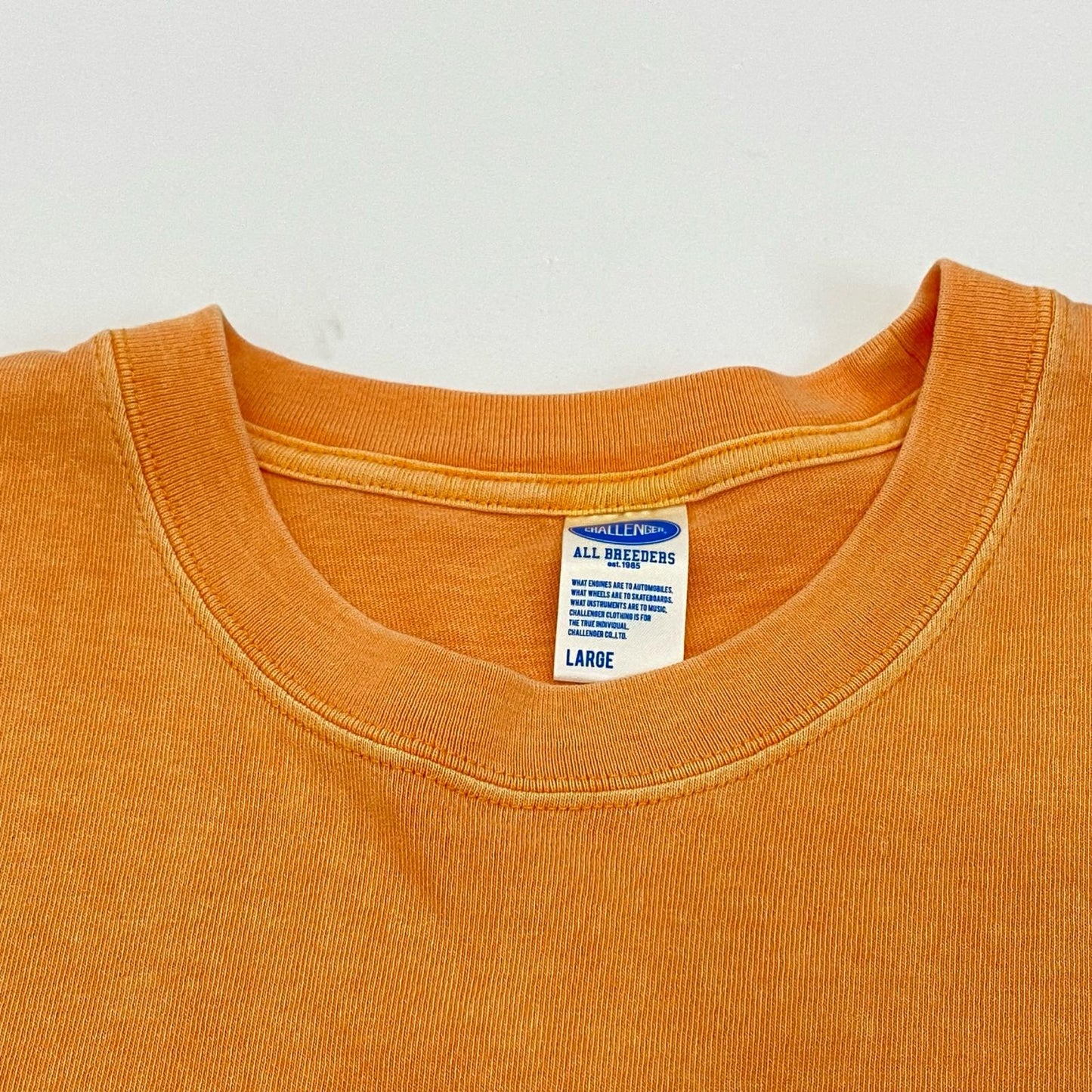 CHALLENGER | チャレンジャー PIGMENT PEACE TEE 半袖Ｔシャツ 2025S/S オレンジ サイズ：L【姫路東店】