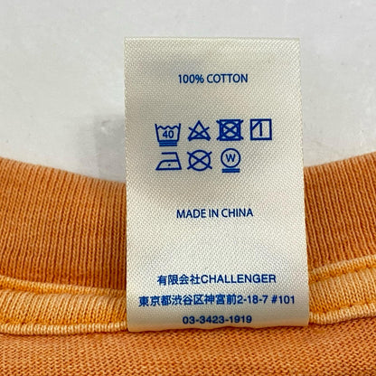 CHALLENGER | チャレンジャー PIGMENT PEACE TEE 半袖Ｔシャツ 2025S/S オレンジ サイズ：L【姫路東店】