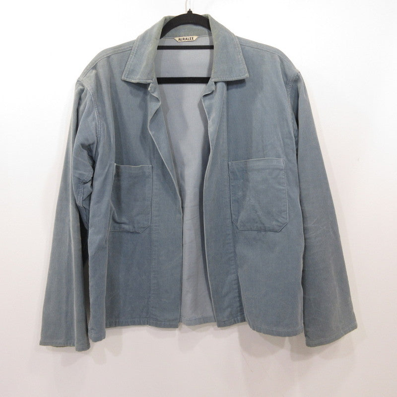 AURALEE | オーラリー WASHED CORDUROY SHIRTS JACKET その他トップス A7SS01NC ライトブルー サイズ：3【姫路東店】