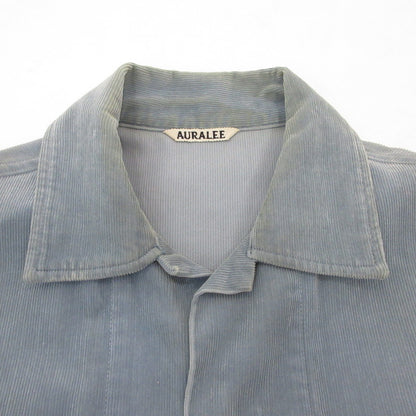 AURALEE | オーラリー WASHED CORDUROY SHIRTS JACKET その他トップス A7SS01NC ライトブルー サイズ：3【姫路東店】