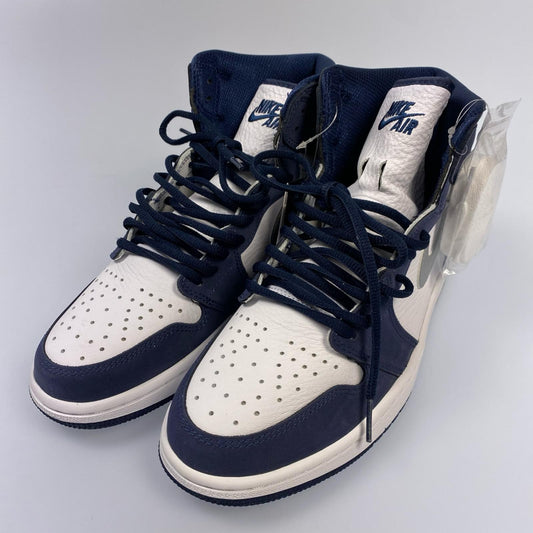 NIKE | ナイキ AIR JORDAN 1 RETRO HIGH OG CO.JP MIDNIGHT NAVY スニーカー DC1788-100 2020A/W サイズ:27.5cm ホワイト 27.5cm【姫路東店】