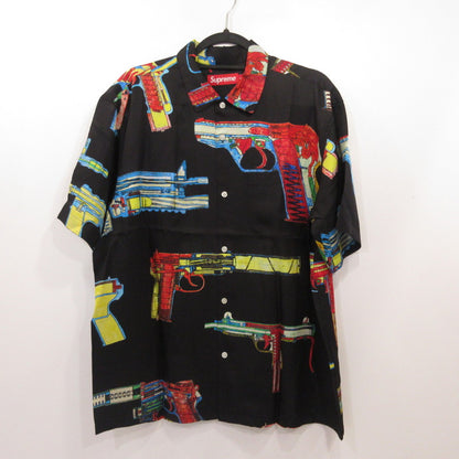 Supreme | シュプリーム Guns Silk S/S Shirt 半袖シャツ ブラック サイズ：M【姫路東店】