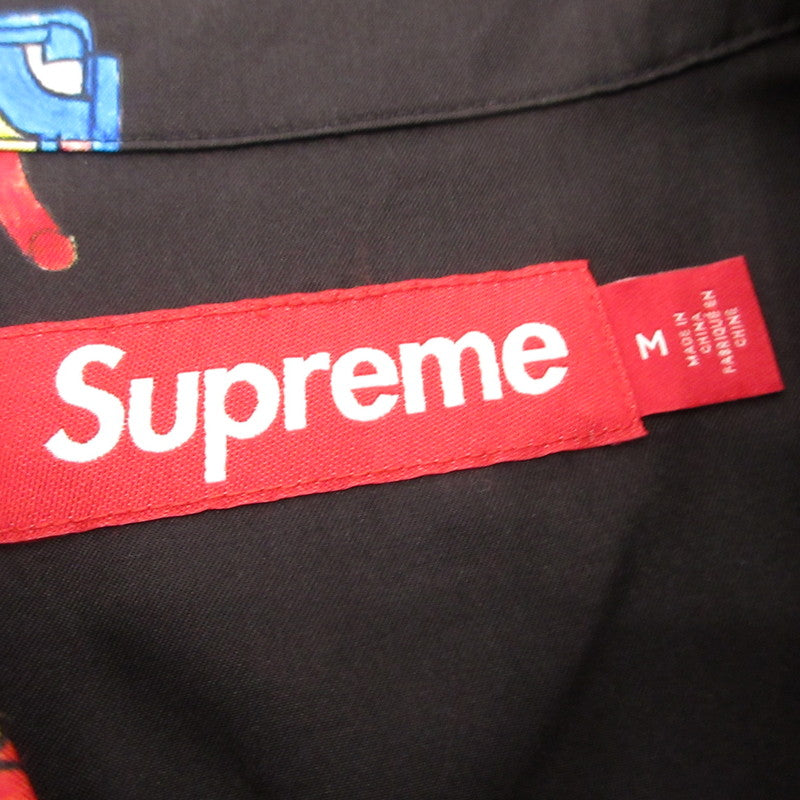 Supreme | シュプリーム Guns Silk S/S Shirt 半袖シャツ ブラック サイズ：M【姫路東店】