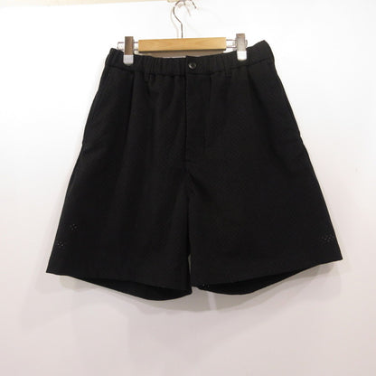 COOTIE | クーティー Punching Faux Suede Side Seamless Easy Shorts ショートパンツ CTE-26S119 ブラック サイズ：M【姫路東店】