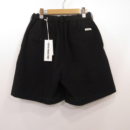 COOTIE | クーティー Punching Faux Suede Side Seamless Easy Shorts ショートパンツ CTE-26S119 ブラック サイズ：M【姫路東店】
