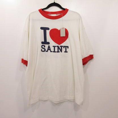 SAINT MICHAEL | セントマイケルセイントマイケル I LOVE SAINT 半袖Ｔシャツ SM-MK3-0000-018 ホワイト サイズ：XL【姫路東店】