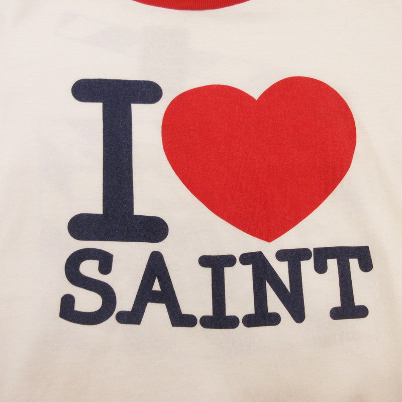 SAINT MICHAEL | セントマイケルセイントマイケル I LOVE SAINT 半袖Ｔシャツ SM-MK3-0000-018 ホワイト サイズ：XL【姫路東店】
