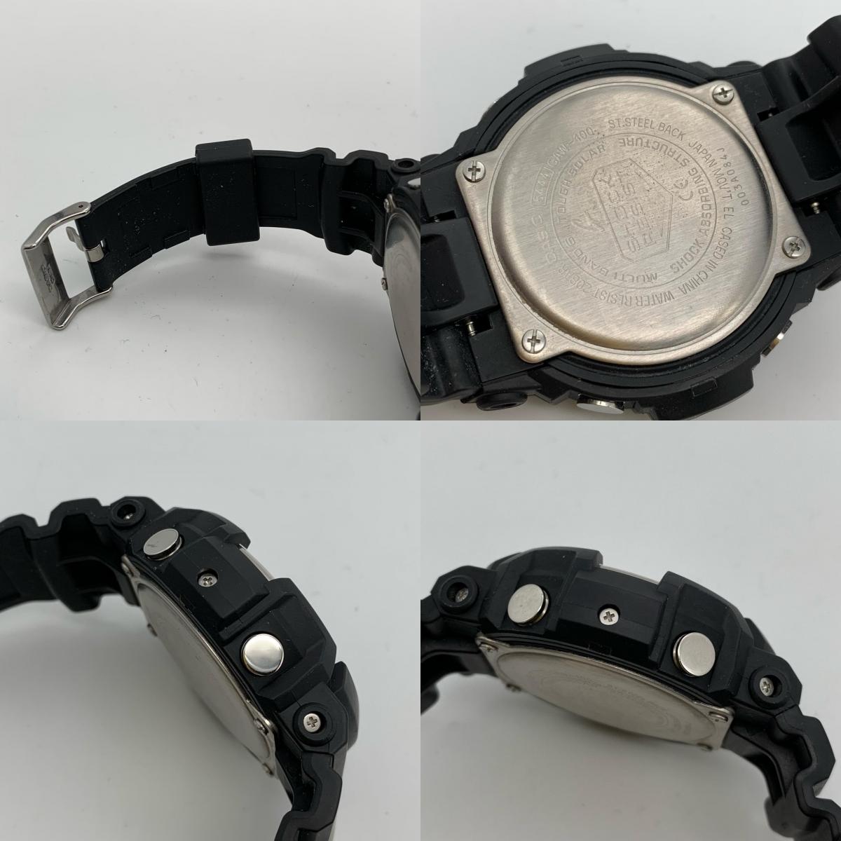 G-SHOCK | ジーショック 腕時計 GAW-100-1AJF アナデジ電波ソーラー ブラック【姫路東店】