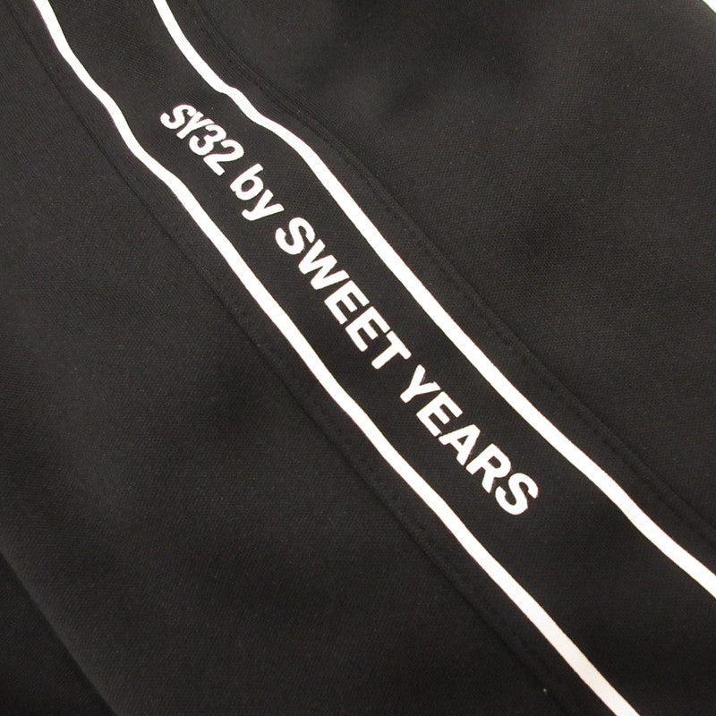 SY32 by SWEET YEARS | エスワイサーティーツーバイスウィートイヤーズ BONDING TRACK ZIP HOODIE ジャージ 8123 ブラック サイズ：M【姫路東店】
