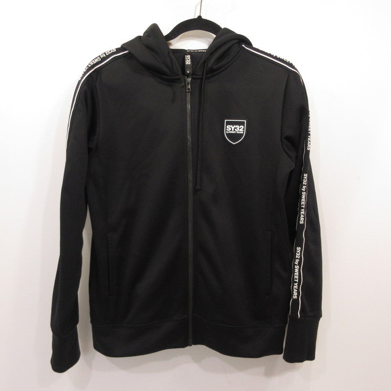SY32 by SWEET YEARS | エスワイサーティーツーバイスウィートイヤーズ BONDING TRACK ZIP HOODIE ジャージ 8123 ブラック サイズ：M【姫路東店】