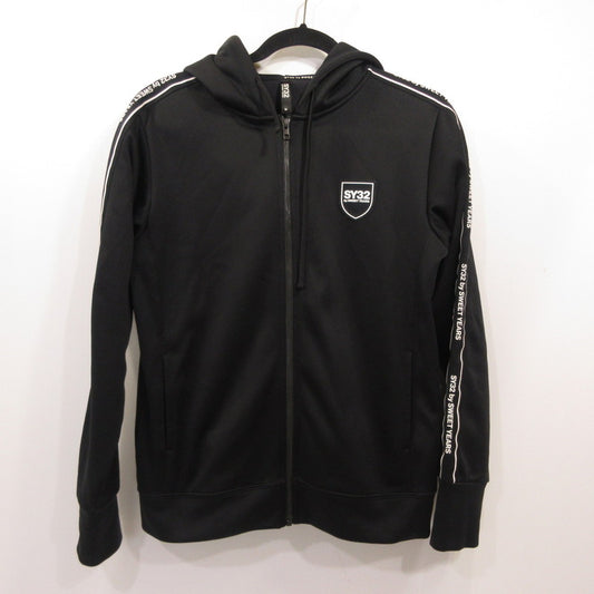 SY32 by SWEET YEARS | エスワイサーティーツーバイスウィートイヤーズ BONDING TRACK ZIP HOODIE ジャージ 8123 ブラック サイズ：M【姫路東店】