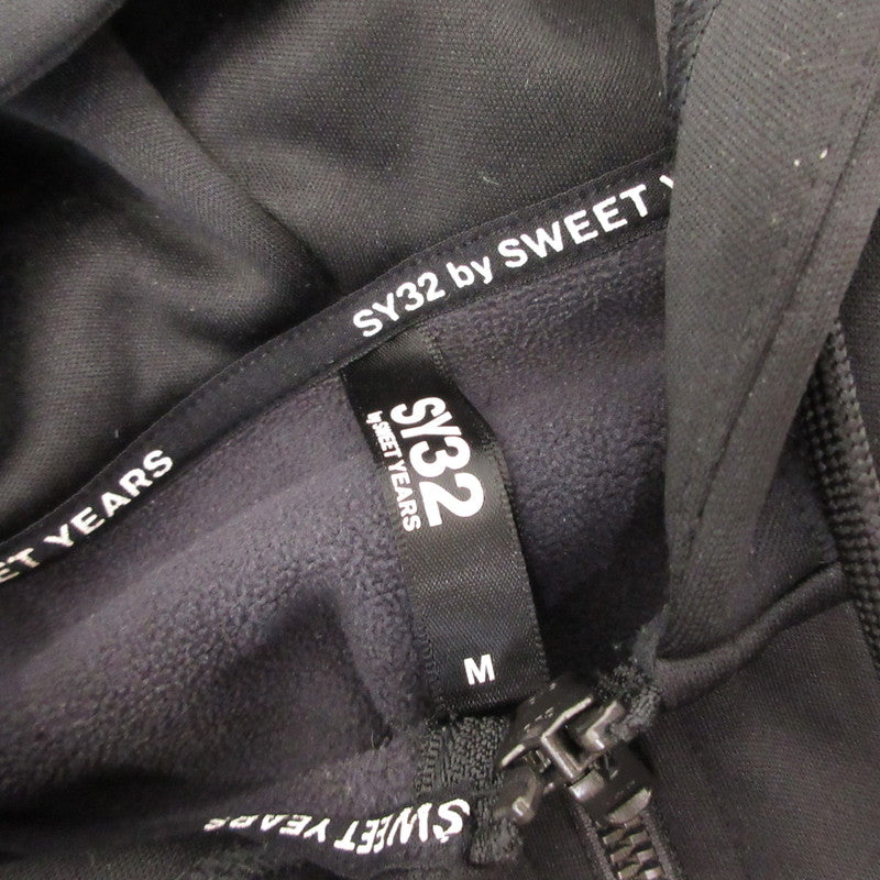 SY32 by SWEET YEARS | エスワイサーティーツーバイスウィートイヤーズ BONDING TRACK ZIP HOODIE ジャージ 8123 ブラック サイズ：M【姫路東店】