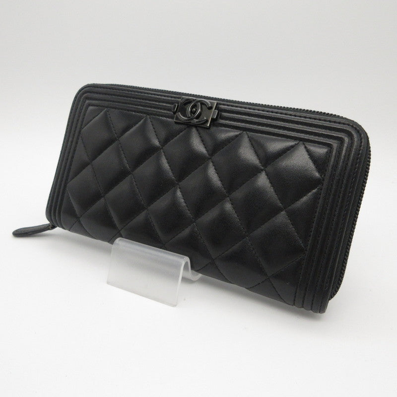 CHANEL | シャネル ラムスキン BOY CHANEL 長財布 A80815【姫路東店】