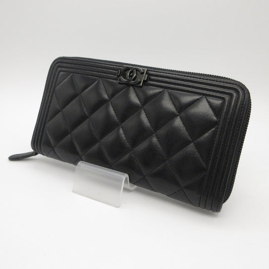 CHANEL | シャネル ラムスキン BOY CHANEL 長財布 A80815【姫路東店】