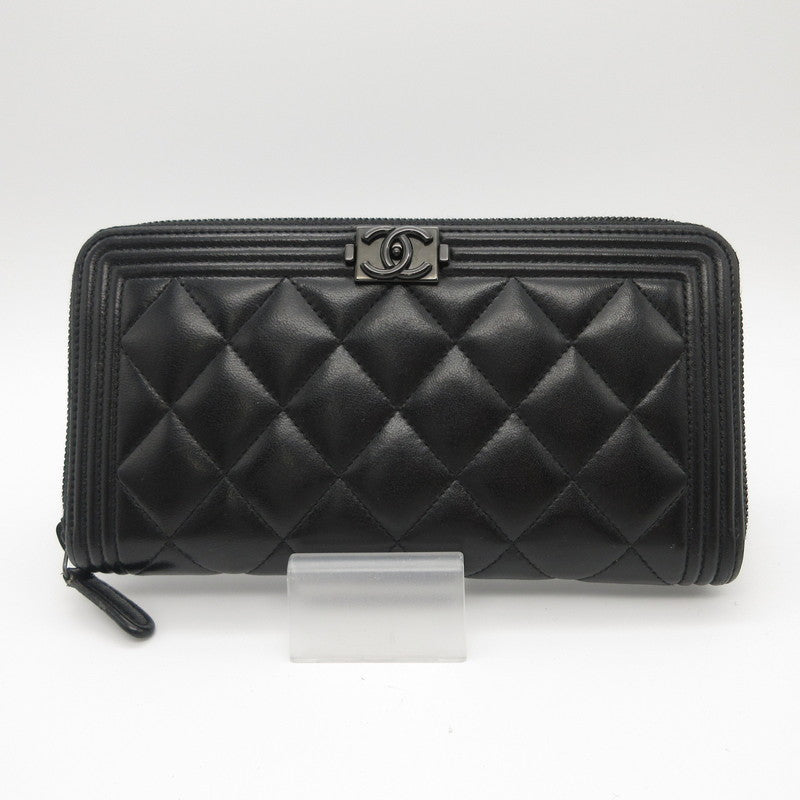 CHANEL | シャネル ラムスキン BOY CHANEL 長財布 A80815【姫路東店】