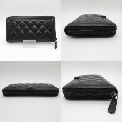 CHANEL | シャネル ラムスキン BOY CHANEL 長財布 A80815【姫路東店】