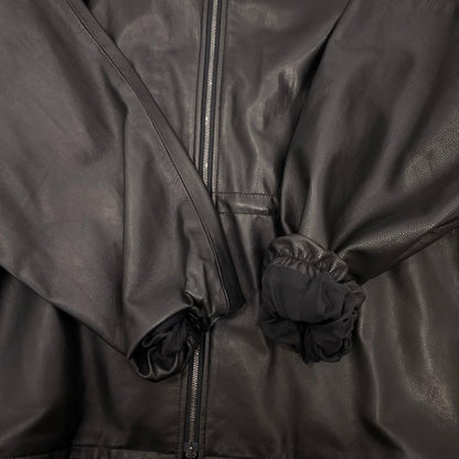 LIDNM | リドム GOAT LEATHER TECH BLOUSON レザー Im24ss02571 2024S/S ブラック サイズ：M【姫路東店】