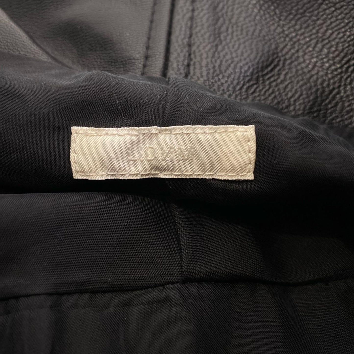 LIDNM | リドム GOAT LEATHER TECH BLOUSON レザー Im24ss02571 2024S/S ブラック サイズ：M【姫路東店】