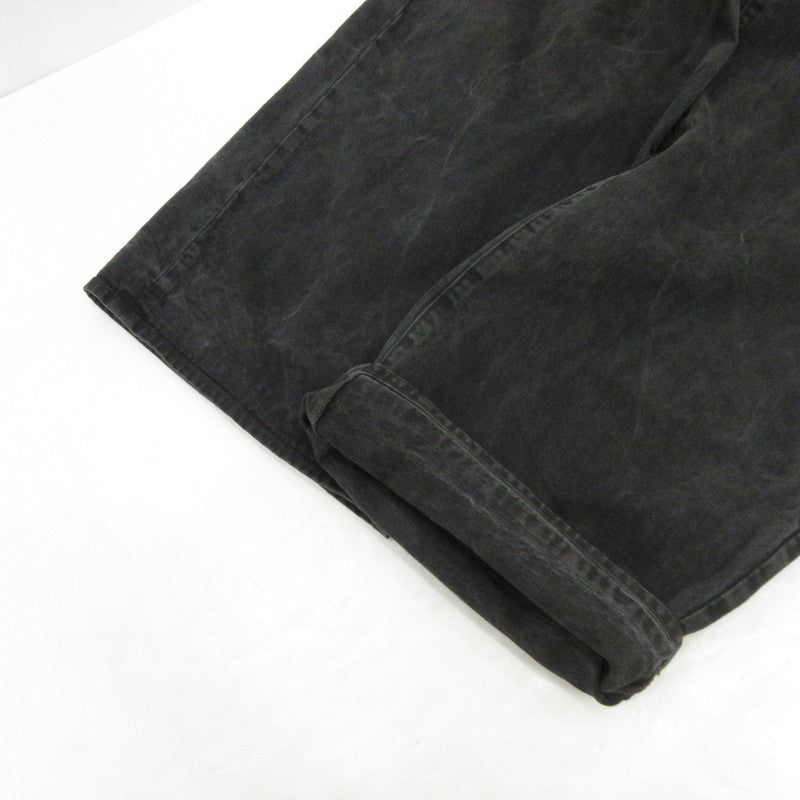LIDNM | リドム CRACK WASHED BAGGY DENIM PANT デニムパンツ Im25ss10672 ブラック サイズ：M【姫路東店】