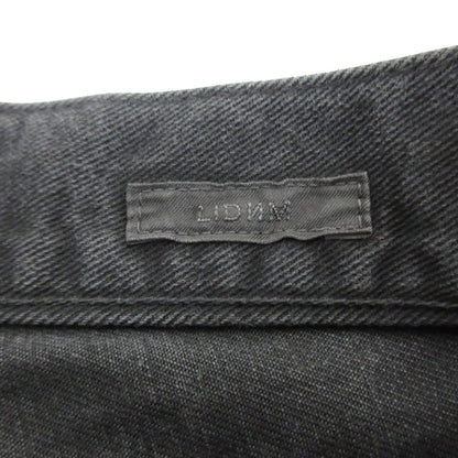 LIDNM | リドム CRACK WASHED BAGGY DENIM PANT デニムパンツ Im25ss10672 ブラック サイズ：M【姫路東店】