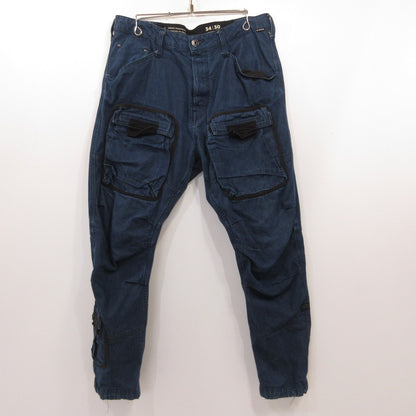 G-STAR | ジースター 3D PM Straight Tapered Cargo カーゴパンツ D20621 ブルー サイズ：34【姫路東店】