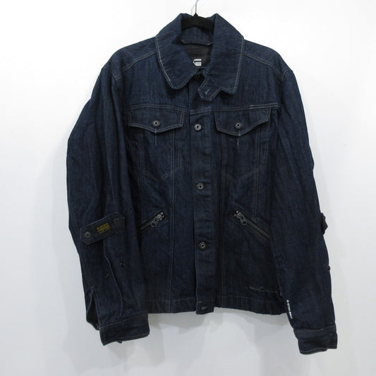 G-STAR | ジースター Flight Combat Jacket デニム D19123 ネイビー サイズ：L【姫路東店】