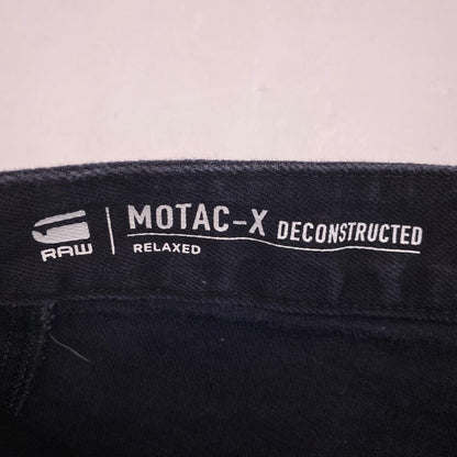 G-STAR | ジースター Motac-X Deconstructed Relaxed Straight Moto Jeans デニムパンツ D09520 サイズ:W33 ブラック【姫路東店】