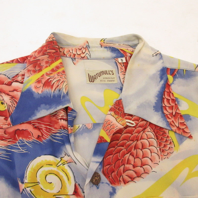 SUN SURF | サンサーフ DRAGON THUNDER その他トップス SS32294 WATUMULL'S アロハ サイズ：S【姫路東店】