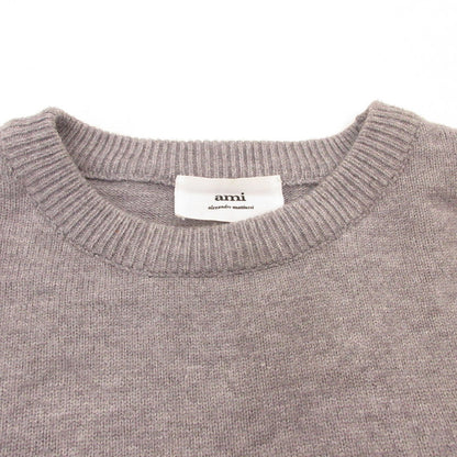 AMI | アミ セーター A21FK009.016 国内正規タグ グレー サイズ：L【姫路東店】