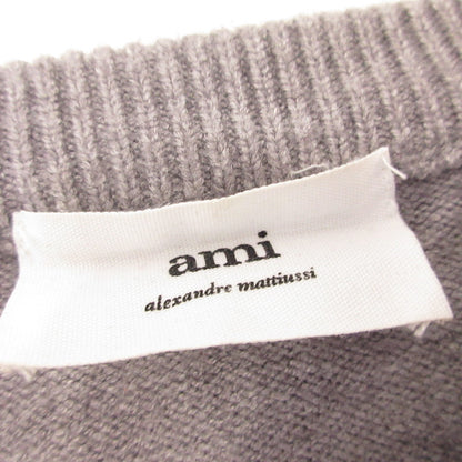 AMI | アミ セーター A21FK009.016 国内正規タグ グレー サイズ：L【姫路東店】