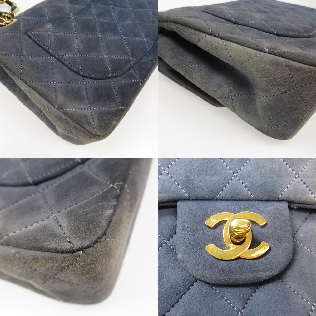 CHANEL | シャネル マトラッセ23 ダブルフラップ スエード ショルダーバッグ【姫路東店】