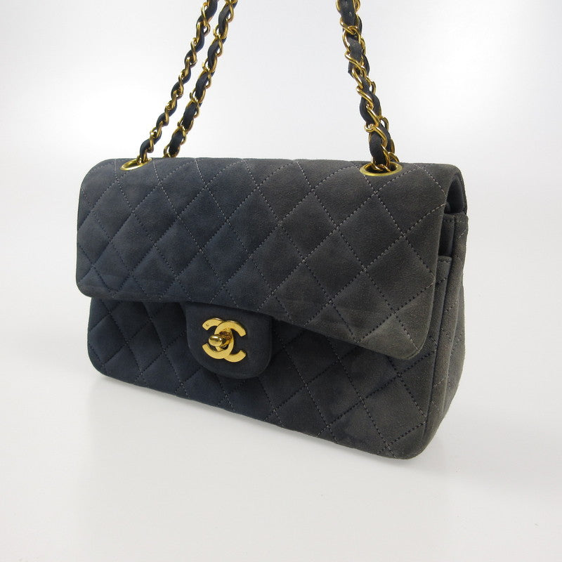 CHANEL | シャネル マトラッセ23 ダブルフラップ スエード ショルダーバッグ【姫路東店】