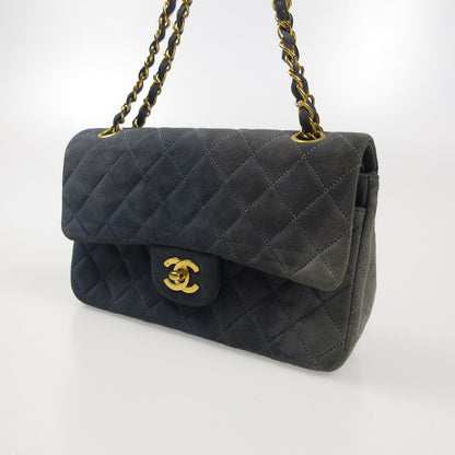CHANEL | シャネル マトラッセ23 ダブルフラップ スエード ショルダーバッグ【姫路東店】