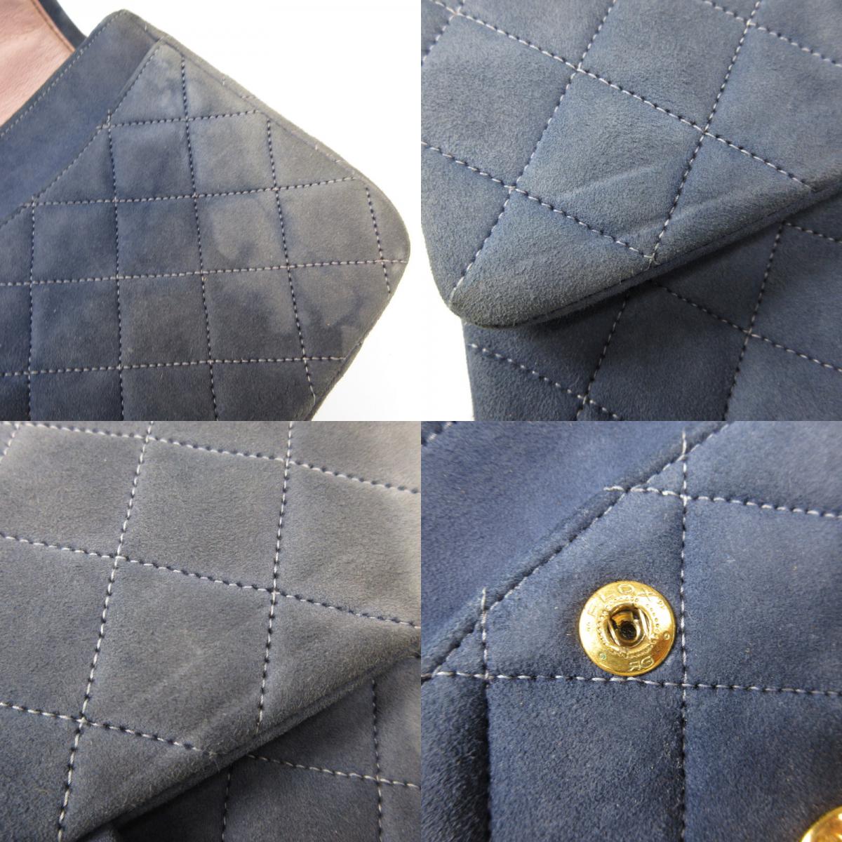 CHANEL | シャネル マトラッセ23 ダブルフラップ スエード ショルダーバッグ【姫路東店】