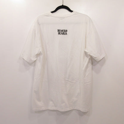 WACKOMARIA | ワコマリア WASHED HEAVY WEIGHT CREW NECK T-SHIRT 半袖Ｔシャツ DEATHROW-WM-WT01 ×DEATH ROW RECORDS ホワイト サイズ：L【姫路東店】