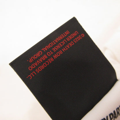 WACKOMARIA | ワコマリア WASHED HEAVY WEIGHT CREW NECK T-SHIRT 半袖Ｔシャツ DEATHROW-WM-WT01 ×DEATH ROW RECORDS ホワイト サイズ：L【姫路東店】