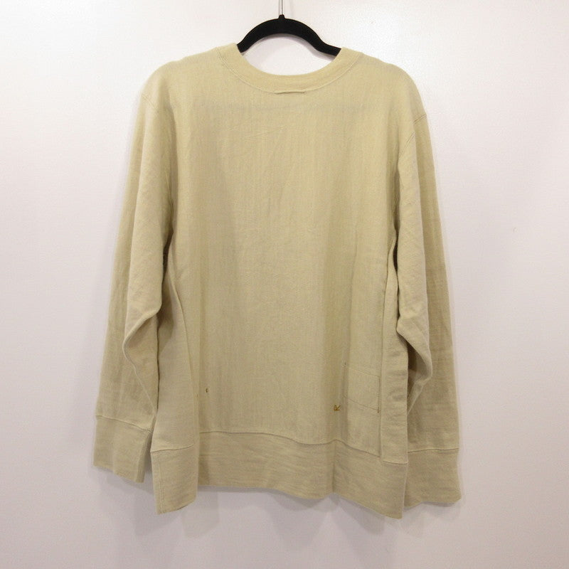 45rpm | ４５アールピーエム USモープリントの908リバースセーター セーター ベージュ【姫路東店】