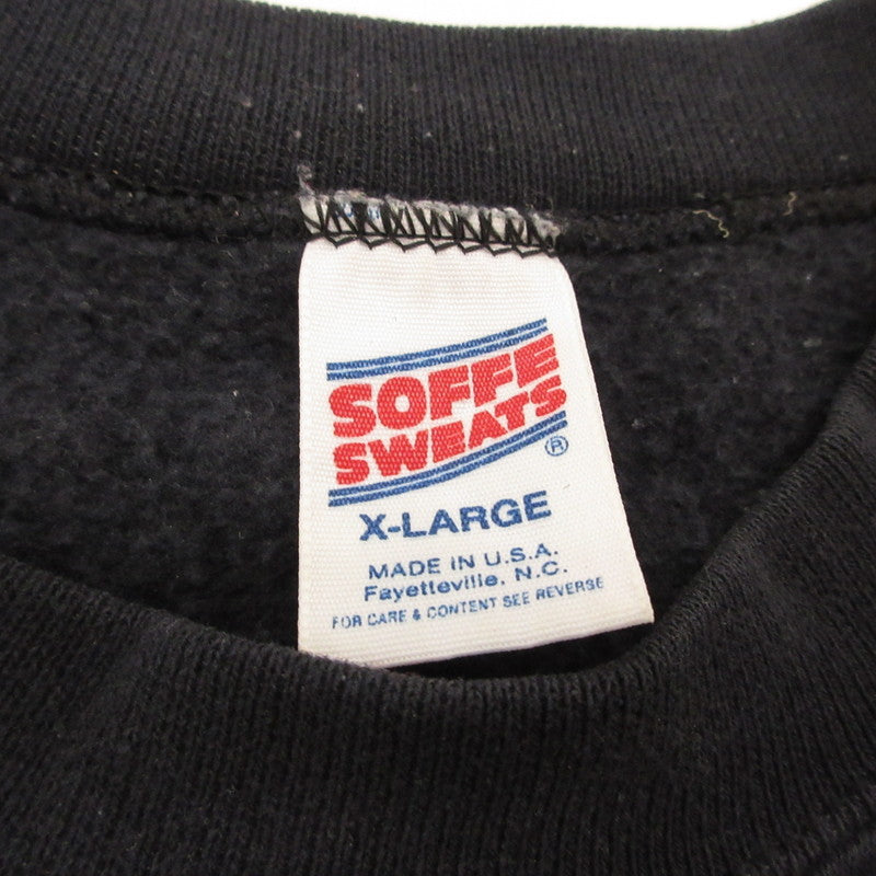 SOFFE SWEATS スウェット ブラック サイズ：XL【姫路東店】