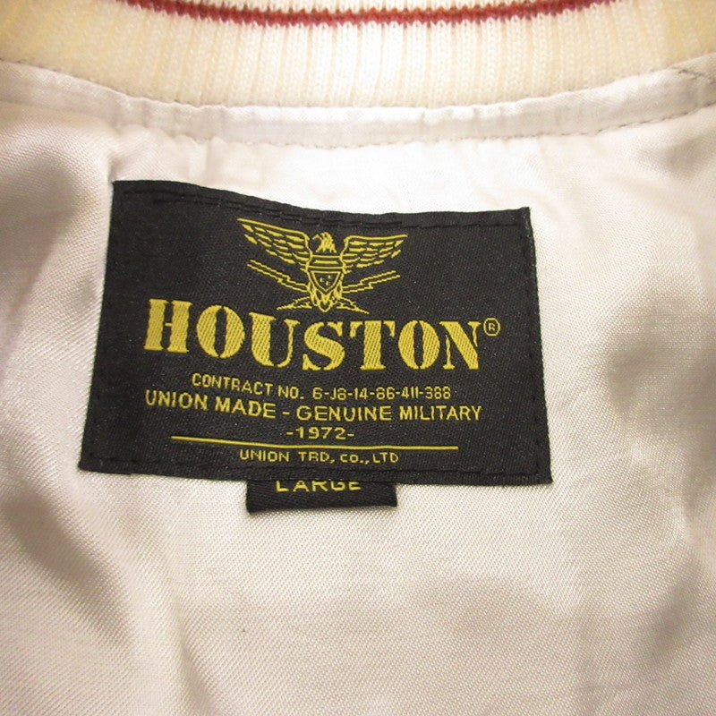 HOUSTON | ヒューストン 別珍スーベニアジャケット「タイガー」 スーベニアジャケット 51388 ブルー サイズ：L【姫路東店】